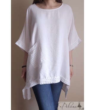 Nauja balta viskozinė palaidinė